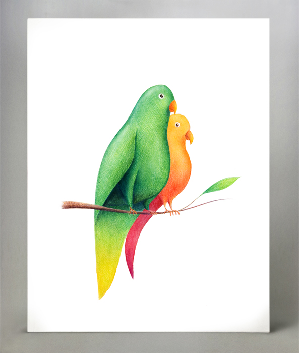 Formato: 30x21 cm su carta d’acquerello; ecoline e penne a sfera colorate. 