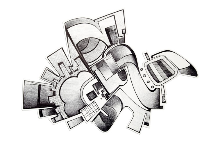 astratto strane forme