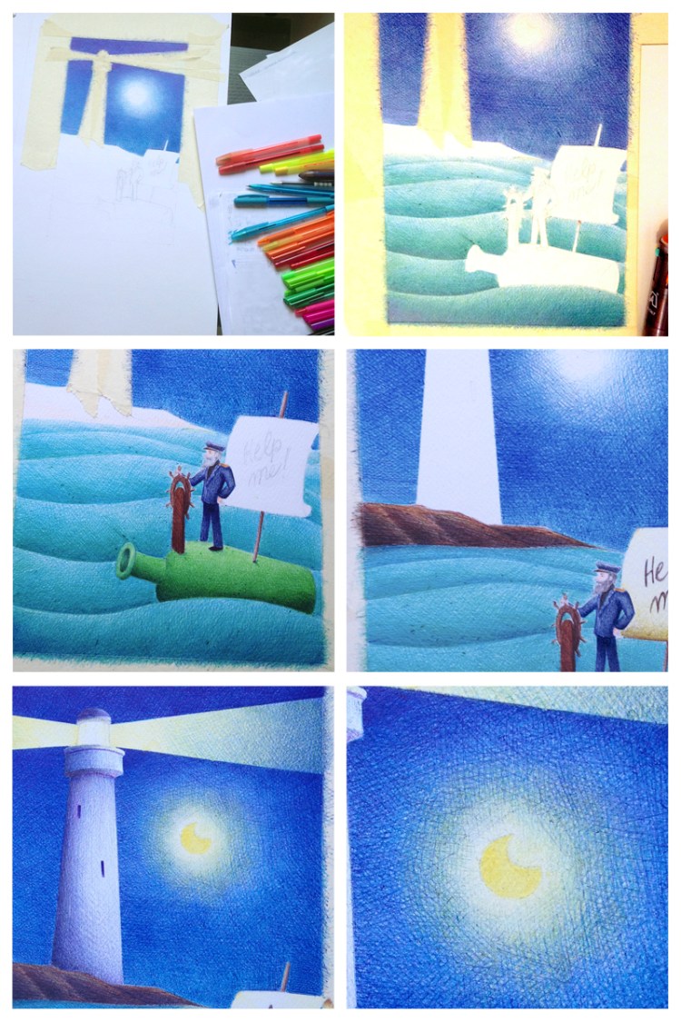 fasi di lavorazione di "Salvezza per gli impavidi"