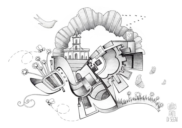 Formato: A3; penna a sfera nera.