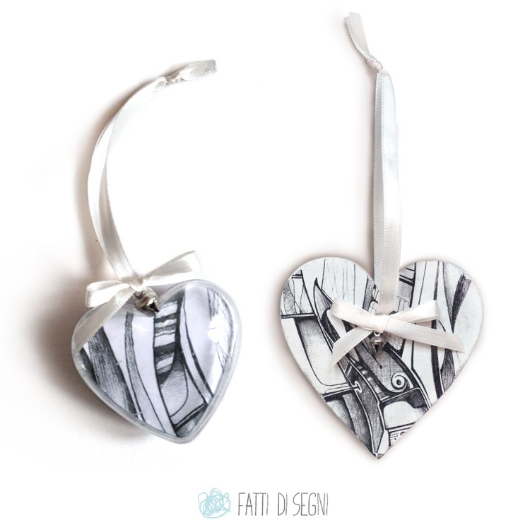 decorazioni in plexiglass e legno