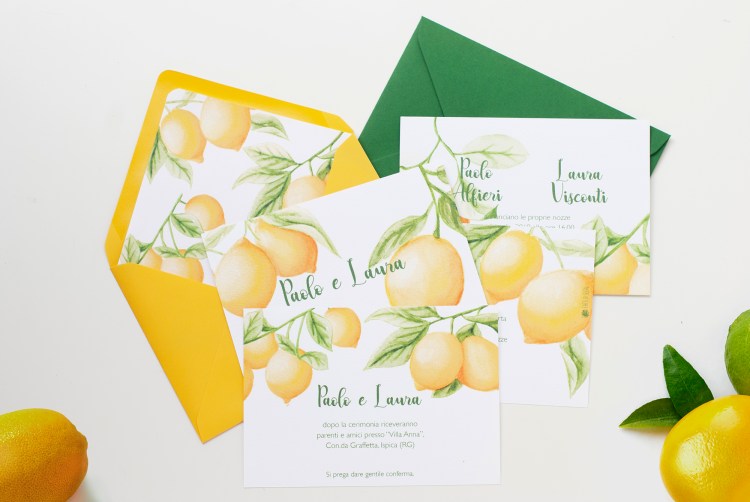 inviti nozze limoni